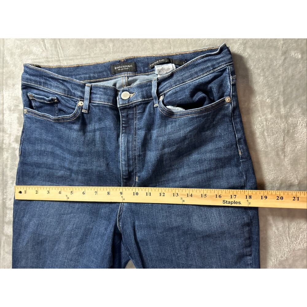 Banana Republic Jeans Womens 31 High Rise Flare Preppy Cowgirl Western USA - Picture 6 of 12